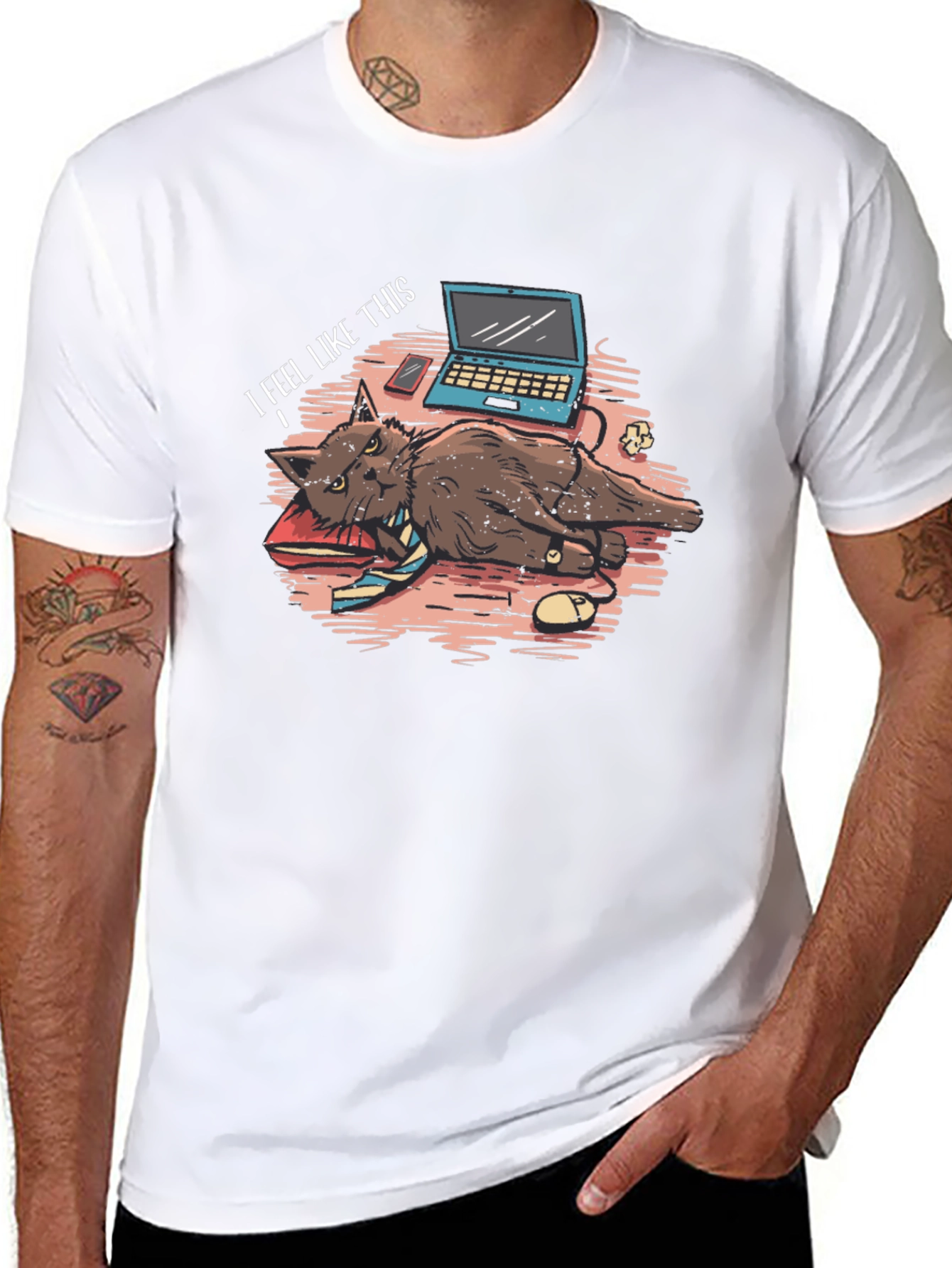 I Feel Like This Cat T-Shirt