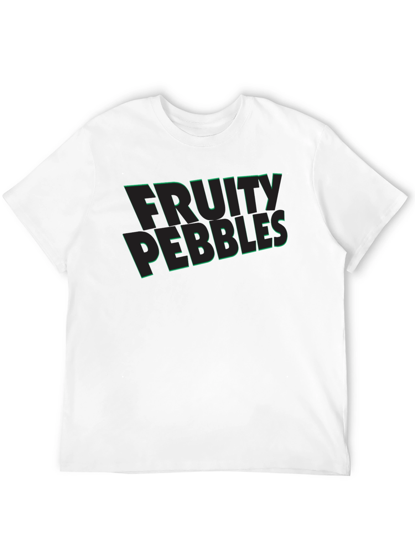 Fruity Pebbles Graphic Tee - Black Casual T-Shirt