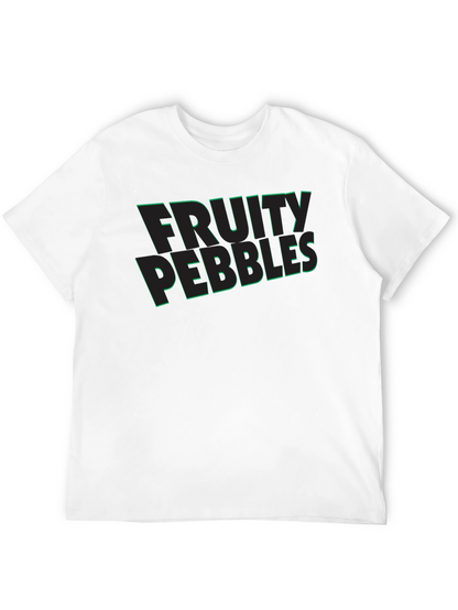 Fruity Pebbles Graphic Tee - Black Casual T-Shirt