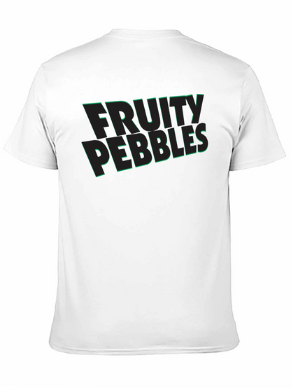 Fruity Pebbles Graphic Tee - Black Casual T-Shirt
