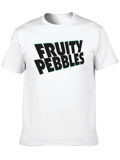 Fruity Pebbles Graphic Tee - Black Casual T-Shirt