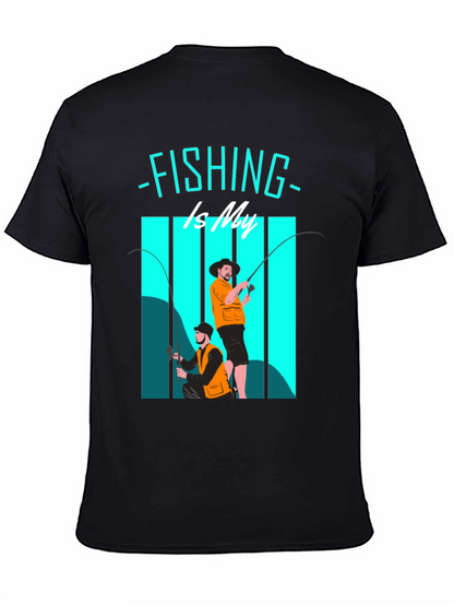 Fishing Is My Therapy Graphic Tee
