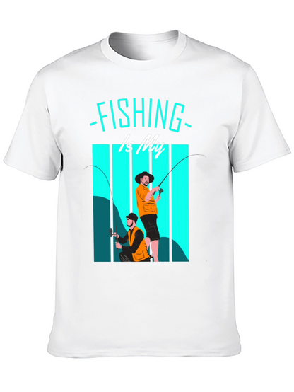 Fishing Is My Therapy Graphic Tee