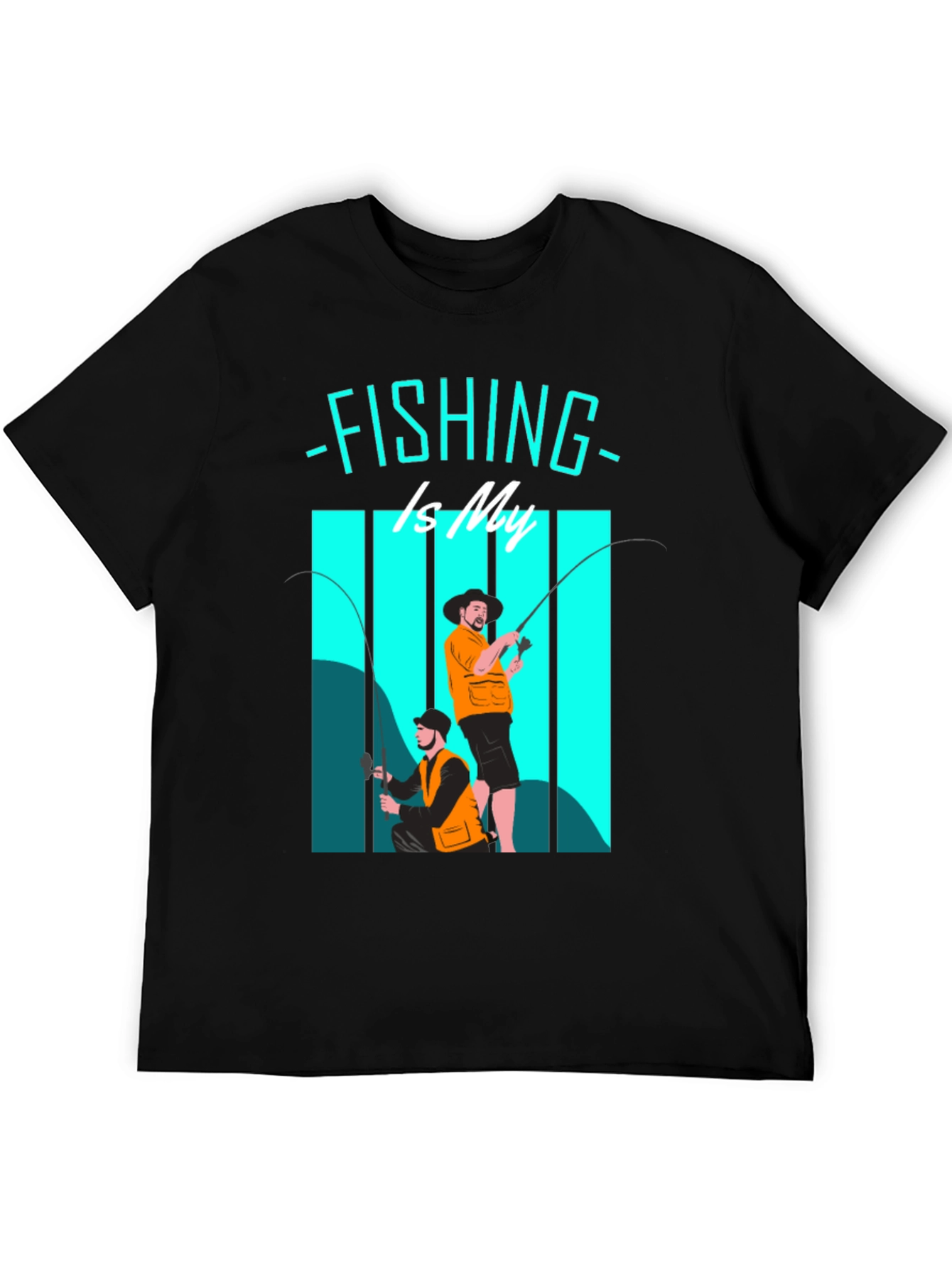 Fishing Is My Therapy Graphic Tee