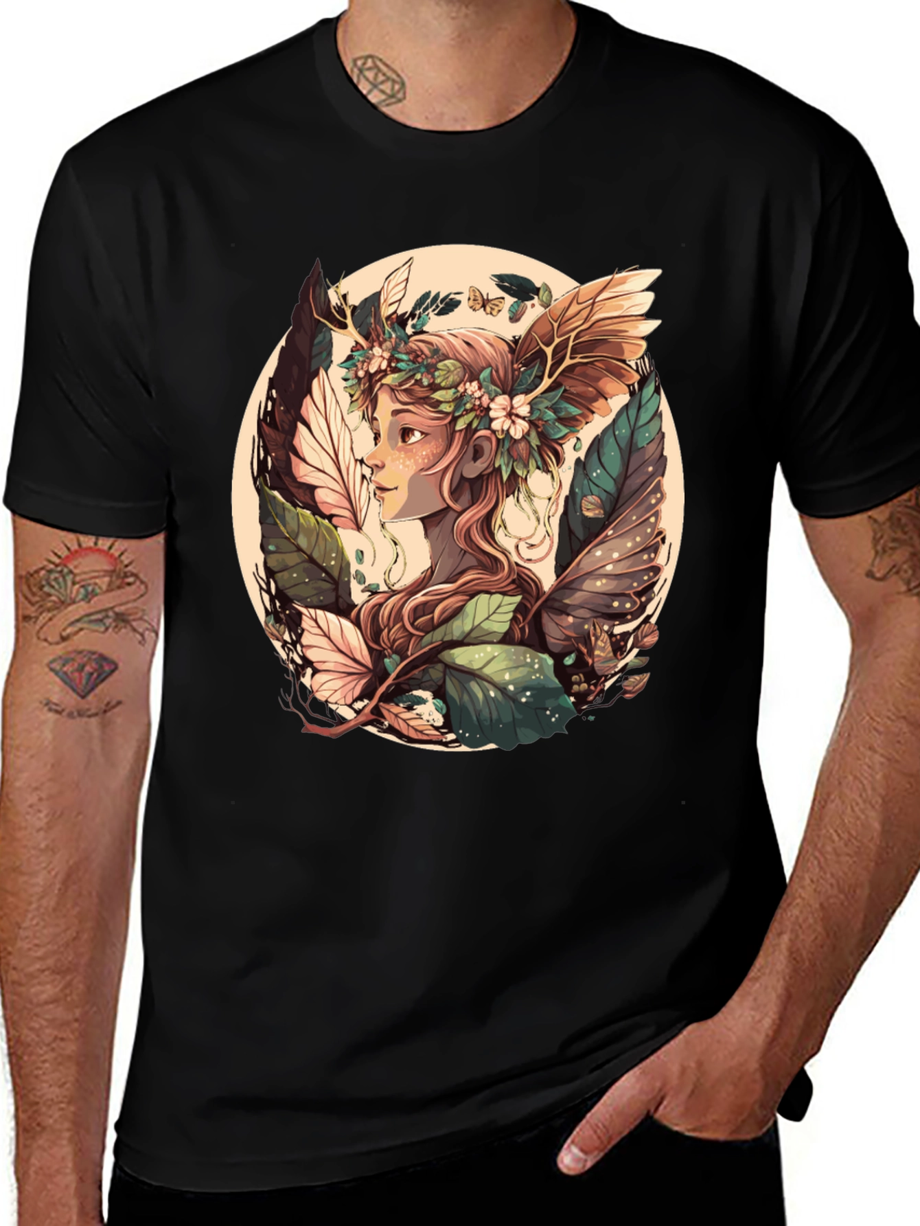 Nature Fairy T-Shirt - Unique Graphic Tee