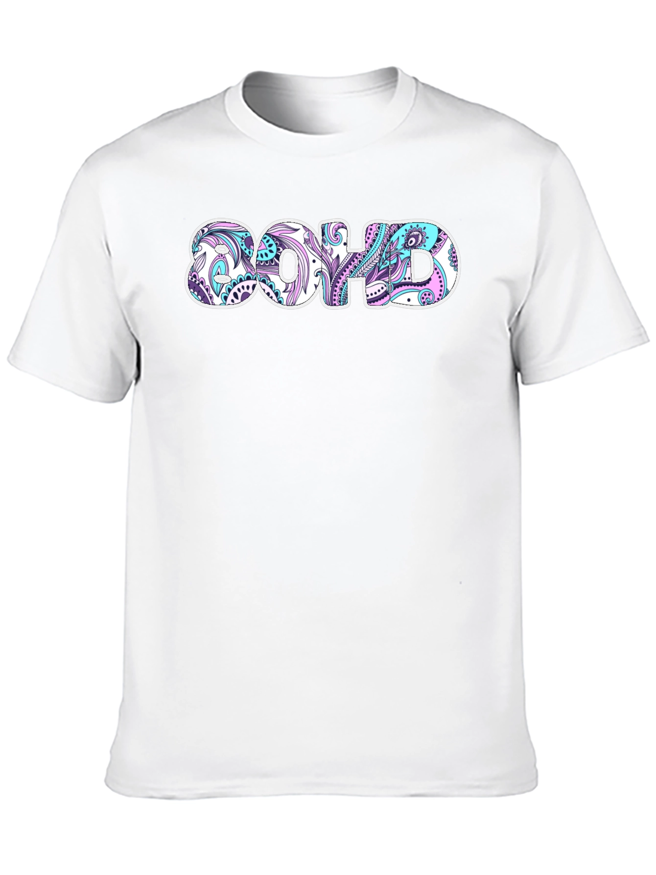 Boho ADHD T-Shirt - Patterned Novelty Tee