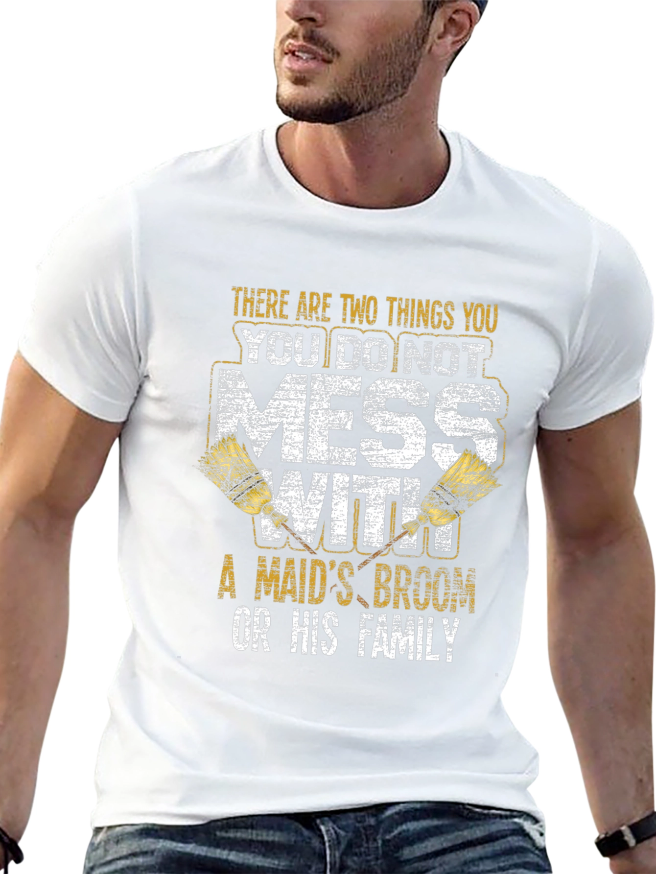 Maids Broom and Family T-Shirt