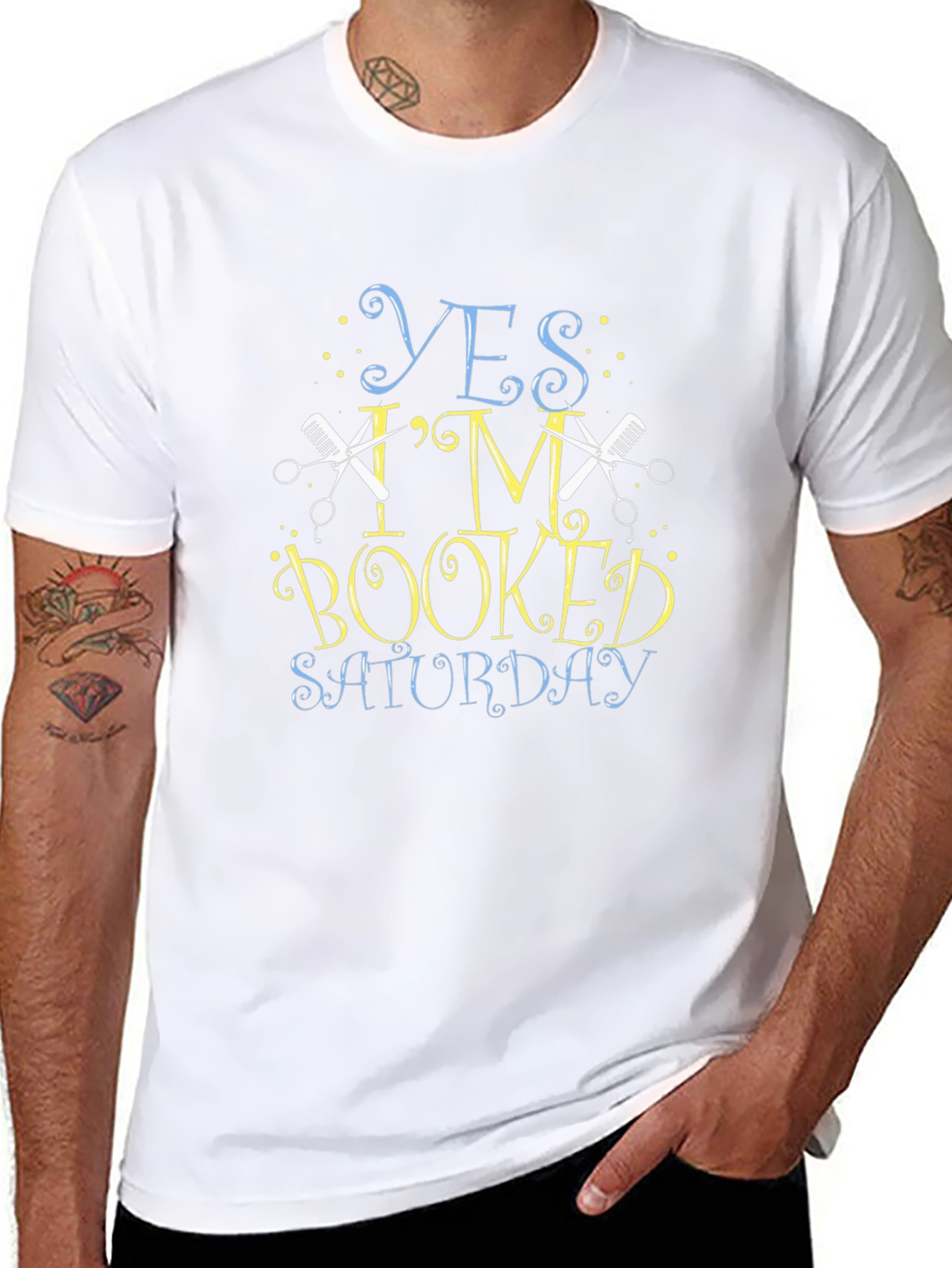 Yes Im Booked Saturday Barber T-Shirt