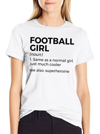 Football Girl Definition T-Shirt
