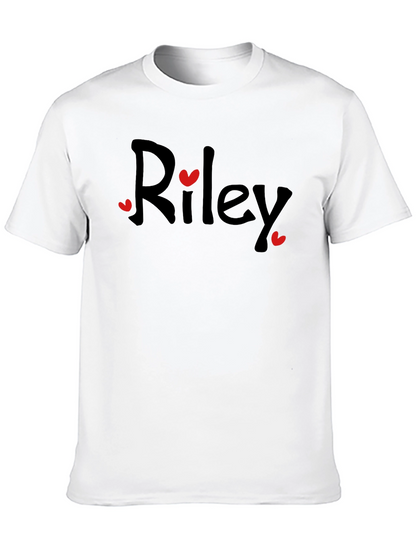 Riley Heart Tee - Cute & Casual Black T-Shirt