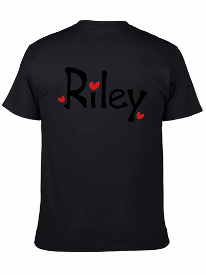 Riley Heart Tee - Cute & Casual Black T-Shirt