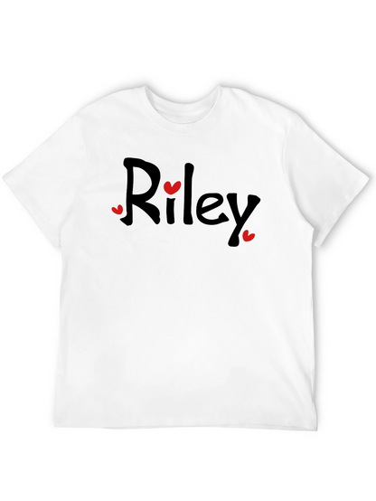 Riley Heart Tee - Cute & Casual Black T-Shirt