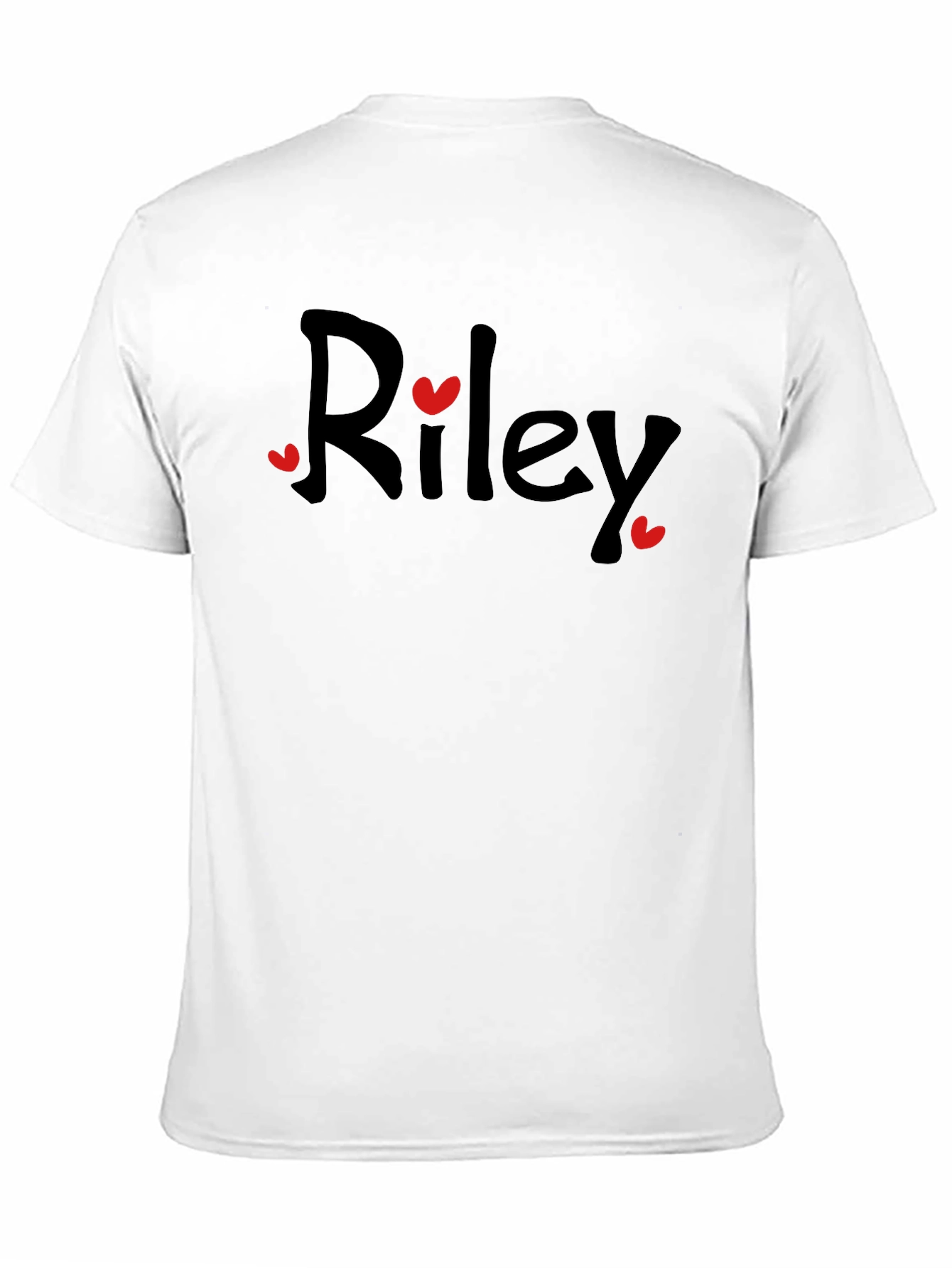Riley Heart Tee - Cute & Casual Black T-Shirt