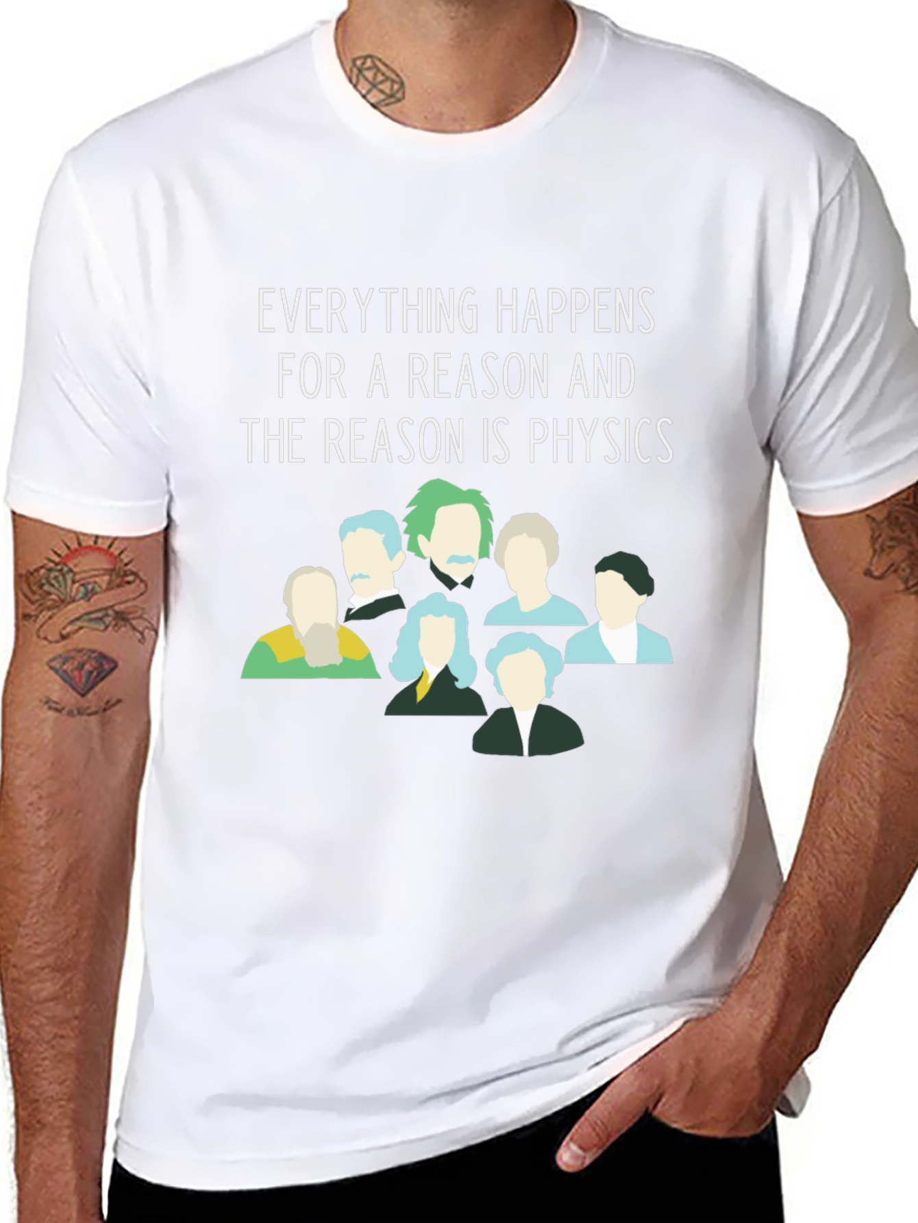 Physics T-Shirt - Everything Happens For a Reason
