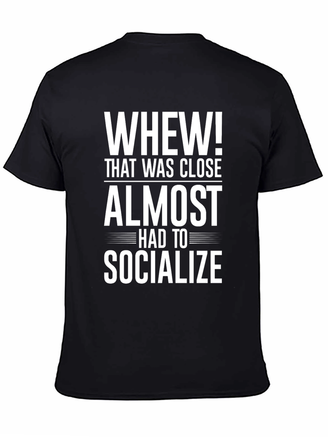 Whew! Socialize Graphic Tee - Introvert T-Shirt