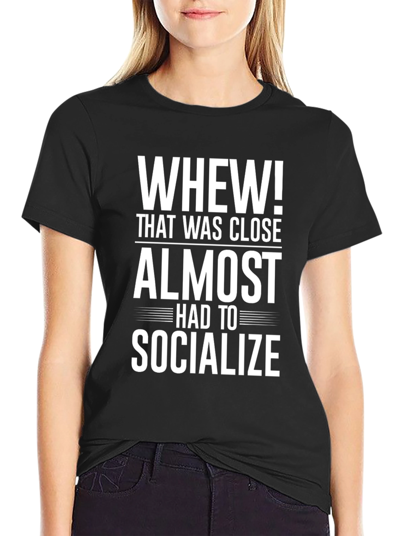 Whew! Socialize Graphic Tee - Introvert T-Shirt