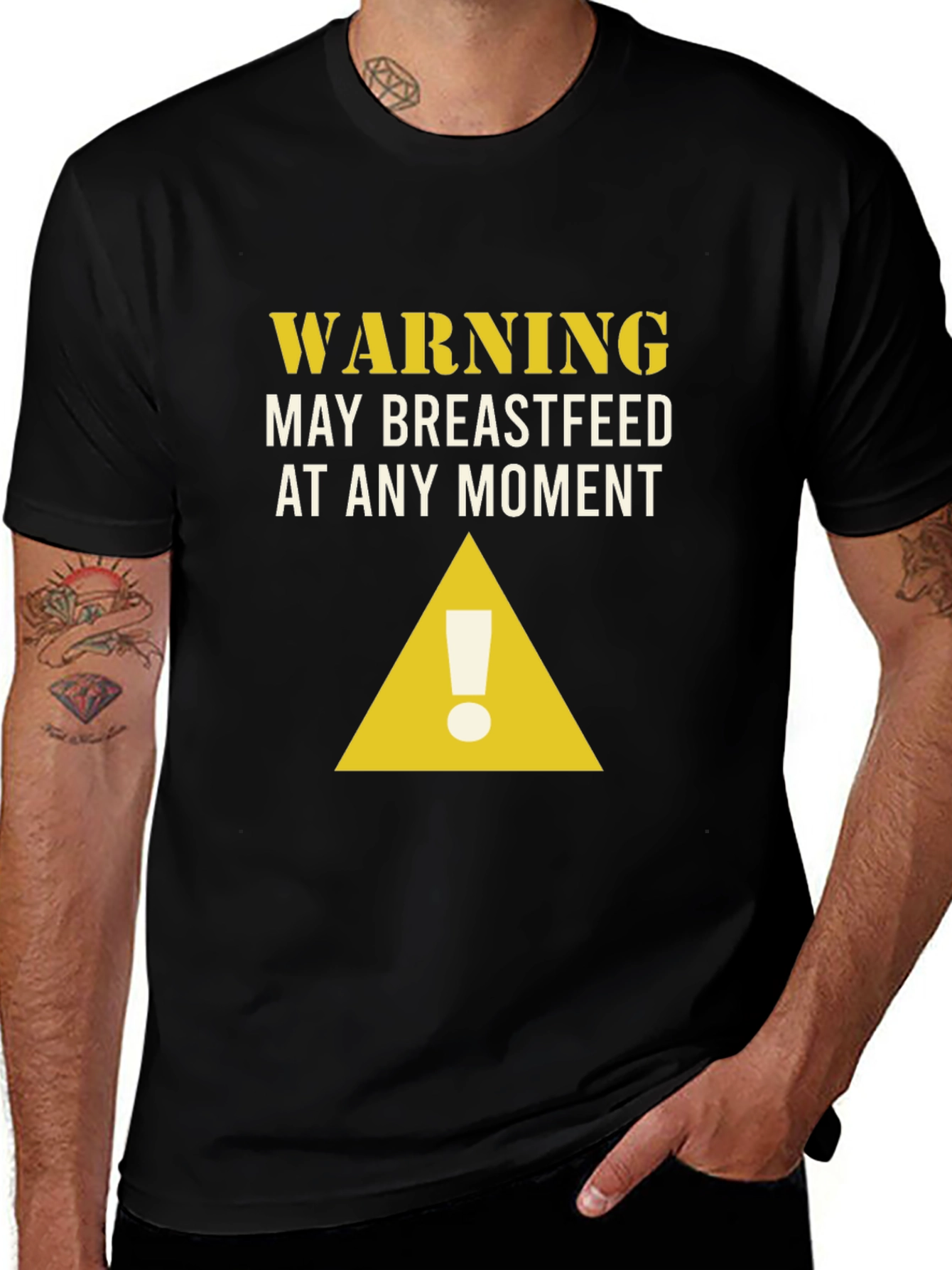 Warning May Breastfeed T-Shirt