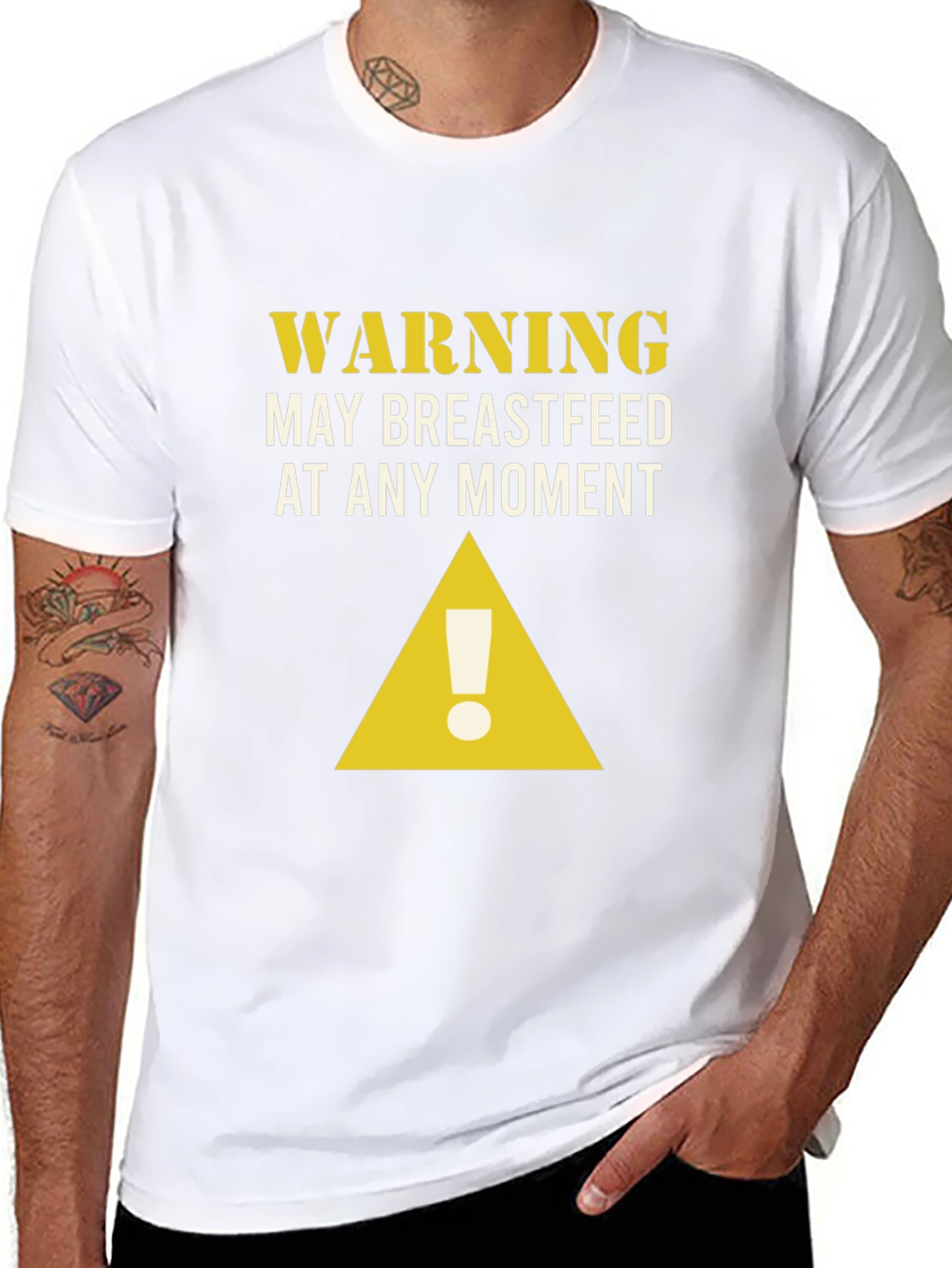 Warning May Breastfeed T-Shirt