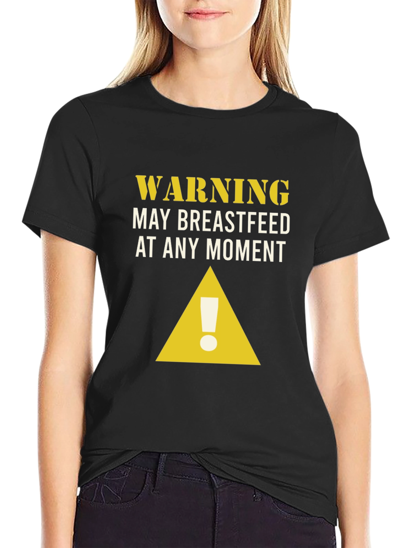 Warning May Breastfeed T-Shirt