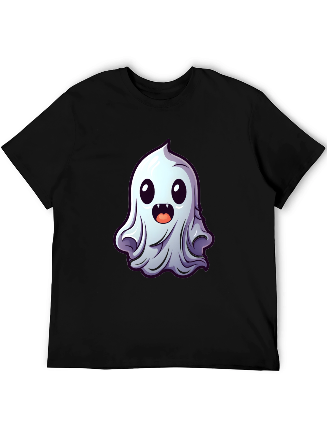 Cute Ghost Graphic Tee - Spooky Season Style