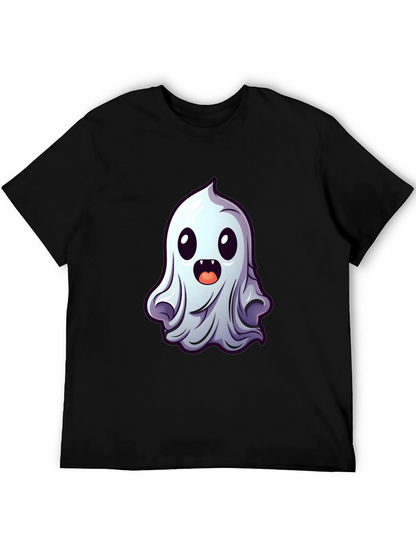 Cute Ghost Graphic Tee - Spooky Season Style