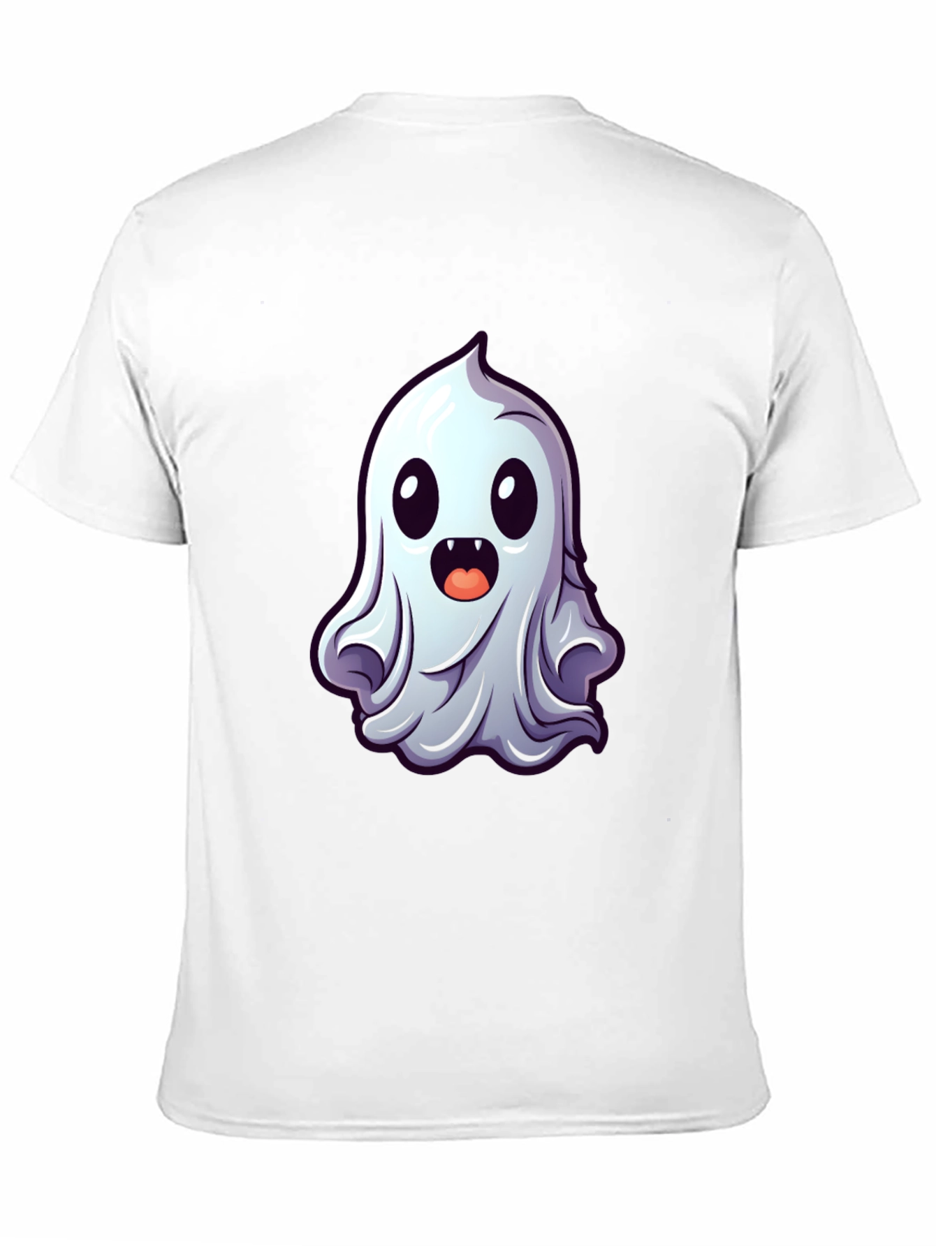 Cute Ghost Graphic Tee - Spooky Season Style