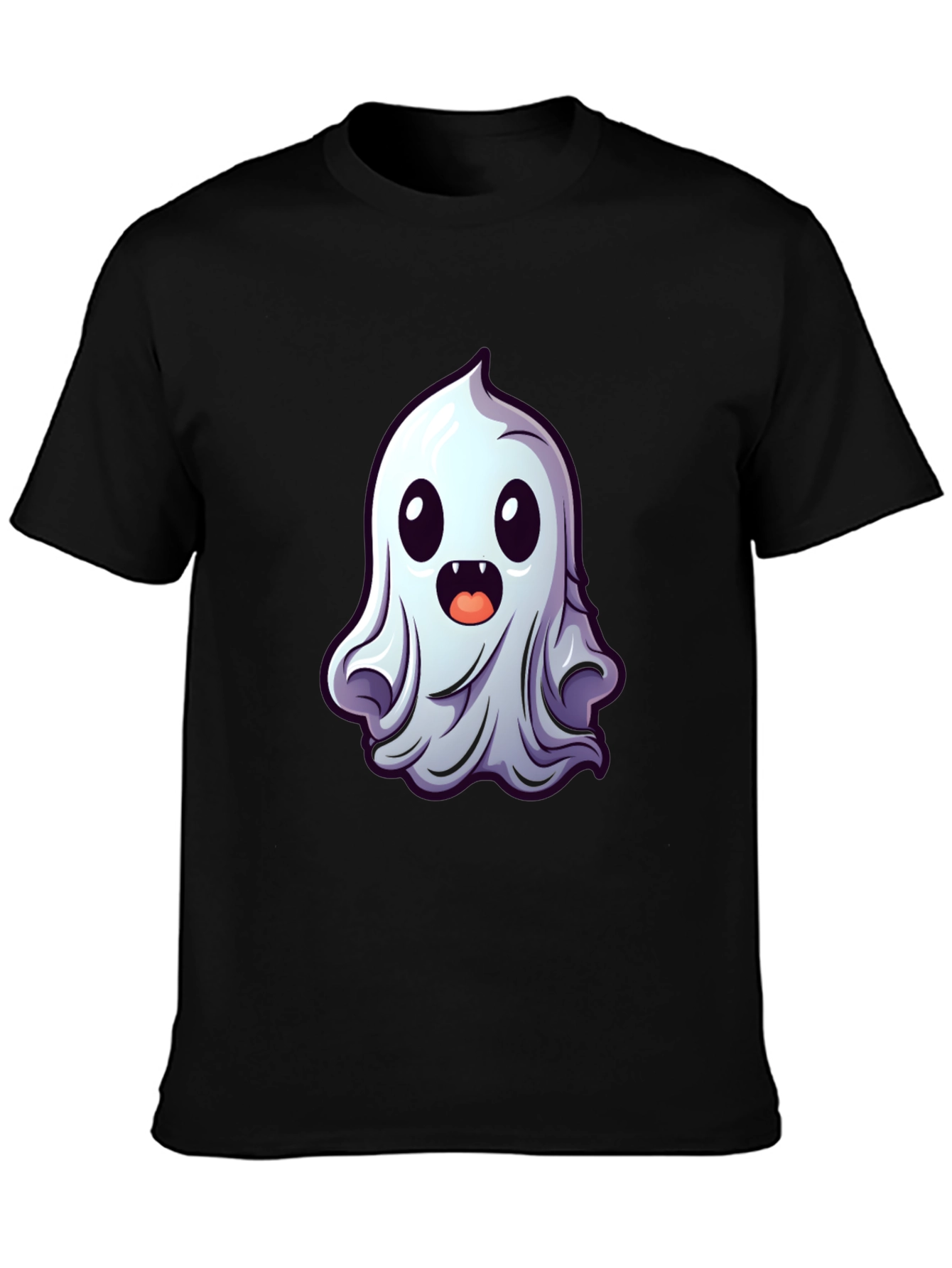 Cute Ghost Graphic Tee - Spooky Season Style