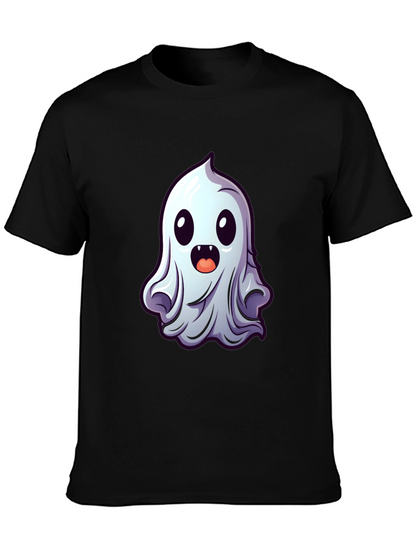 Cute Ghost Graphic Tee - Spooky Season Style