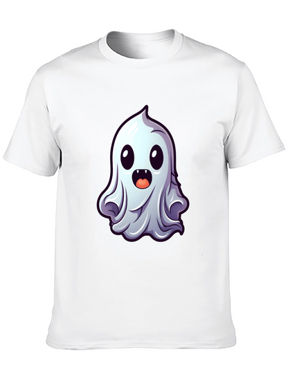 Cute Ghost Graphic Tee - Spooky Season Style