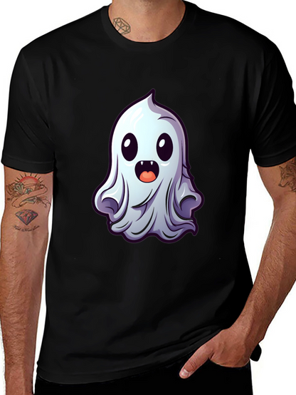 Cute Ghost Graphic Tee - Spooky Season Style