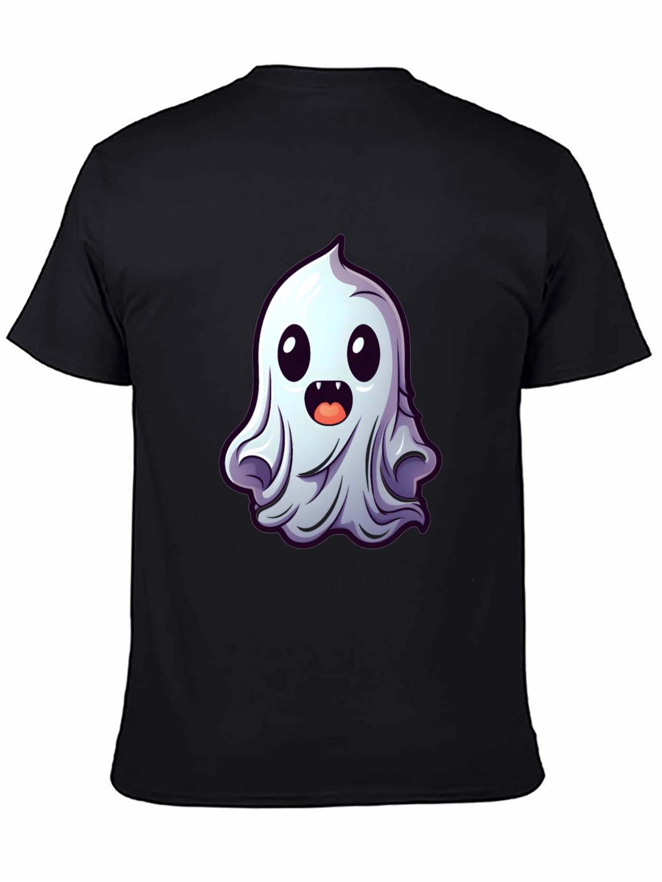 Cute Ghost Graphic Tee - Spooky Season Style