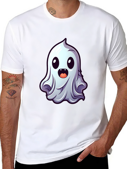 Cute Ghost Graphic Tee - Spooky Season Style