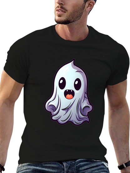 Cute Ghost Graphic Tee - Spooky Season Style