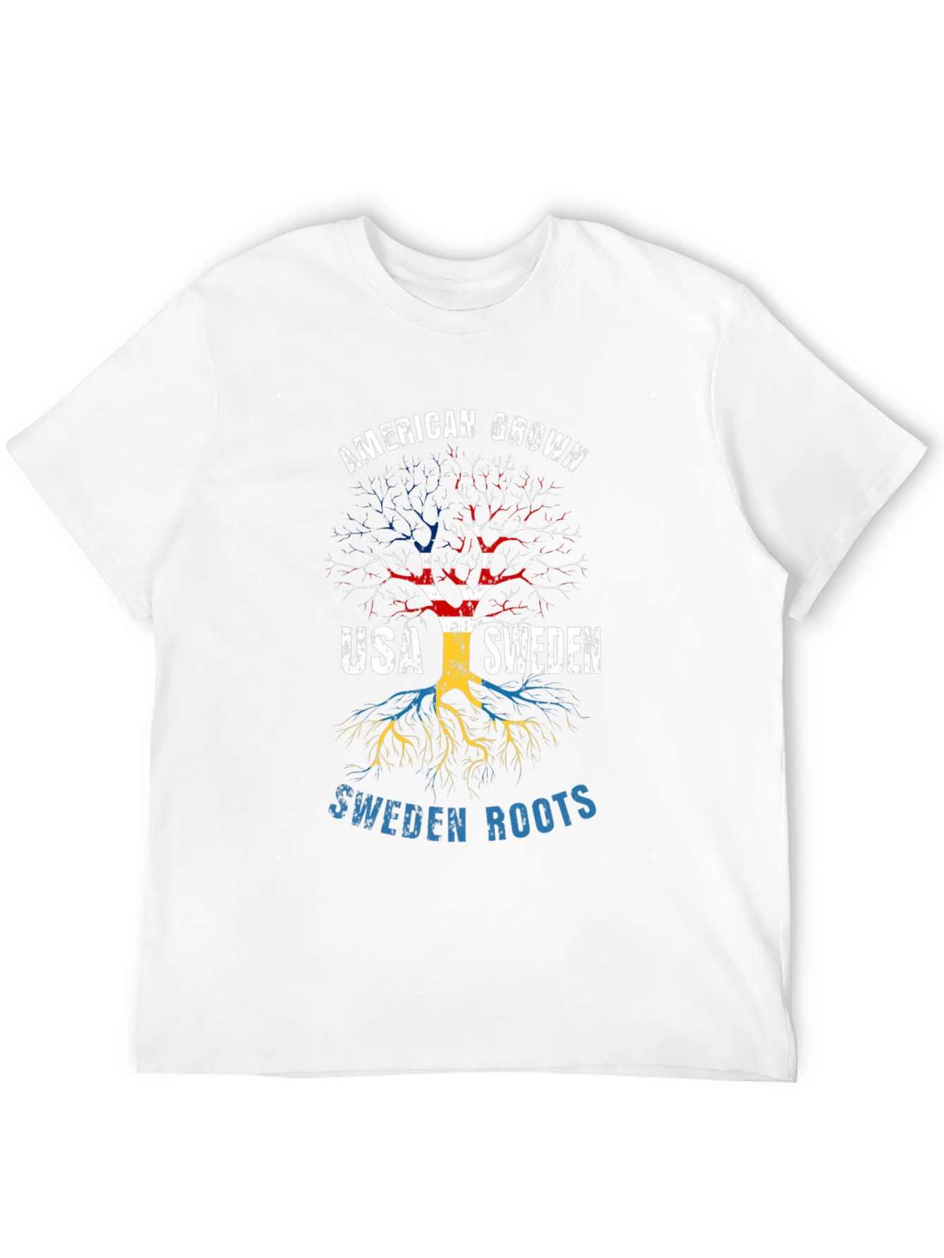 American Grown USA Sweden Roots T-Shirt