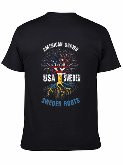 American Grown USA Sweden Roots T-Shirt
