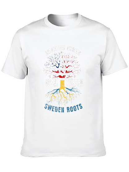 American Grown USA Sweden Roots T-Shirt