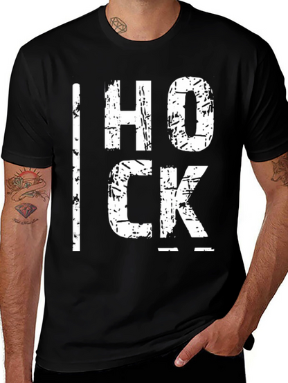 HOCK Graphic Tee - Black Cotton T-Shirt