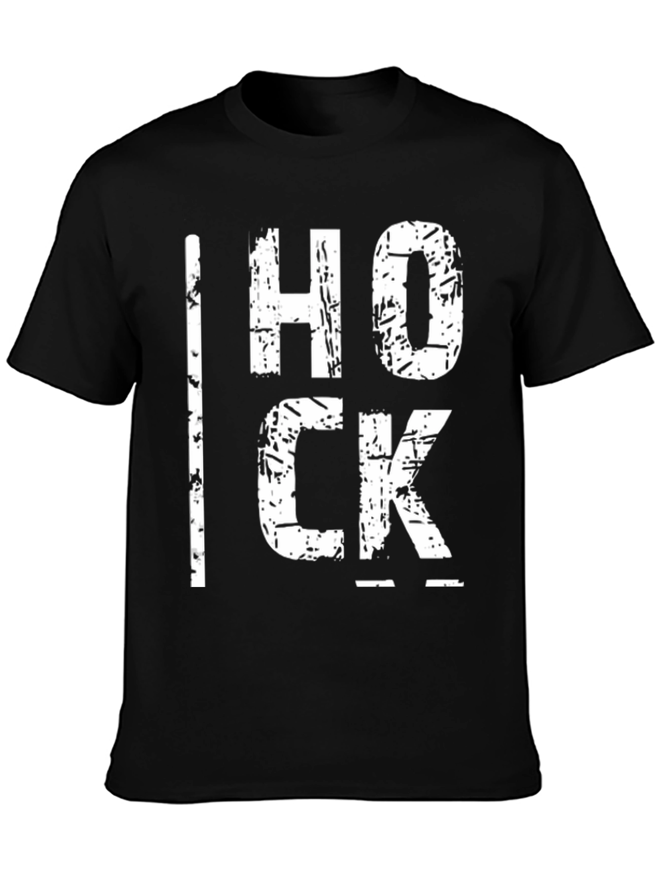 HOCK Graphic Tee - Black Cotton T-Shirt