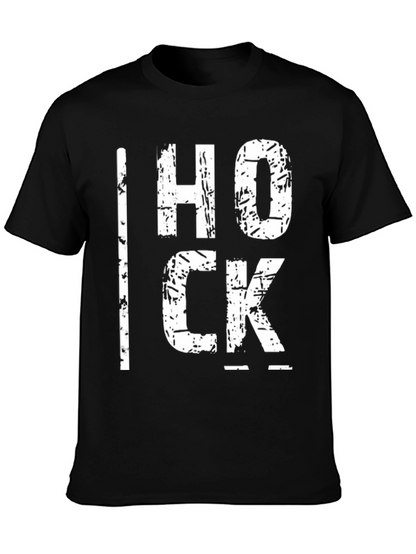 HOCK Graphic Tee - Black Cotton T-Shirt