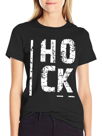 HOCK Graphic Tee - Black Cotton T-Shirt