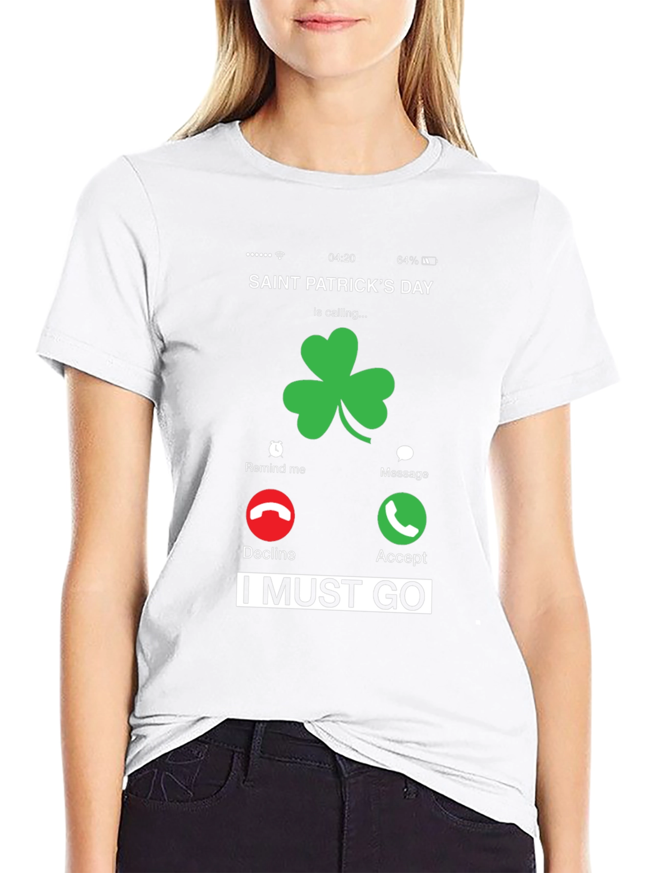 Saint Patricks Day Incoming Call T-Shirt