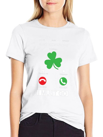 Saint Patricks Day Incoming Call T-Shirt