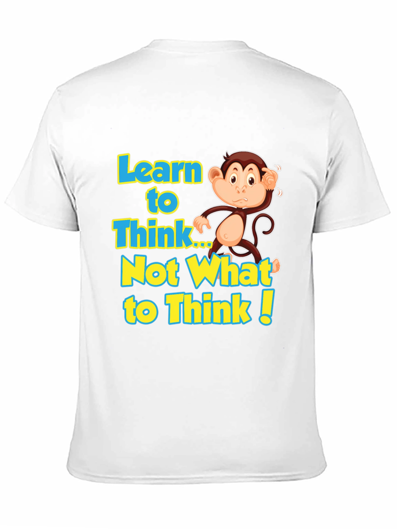 Learn to Think Monkey Graphic Tee