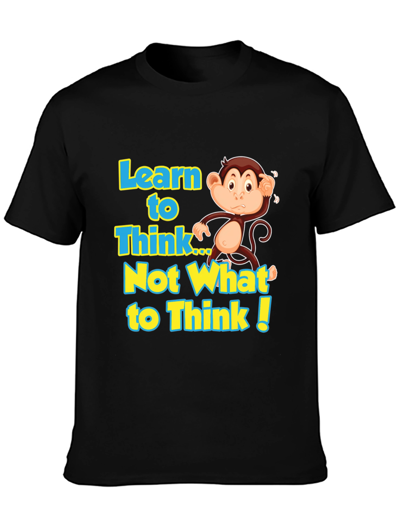 Learn to Think Monkey Graphic Tee