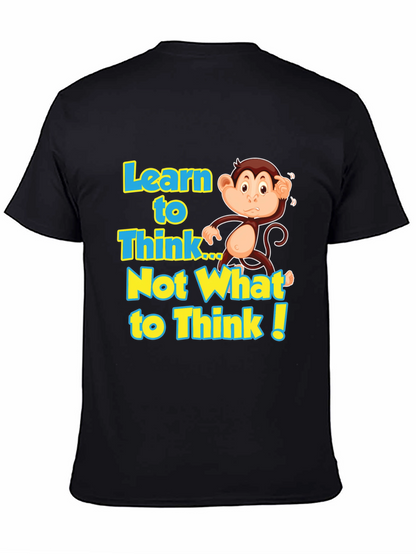 Learn to Think Monkey Graphic Tee
