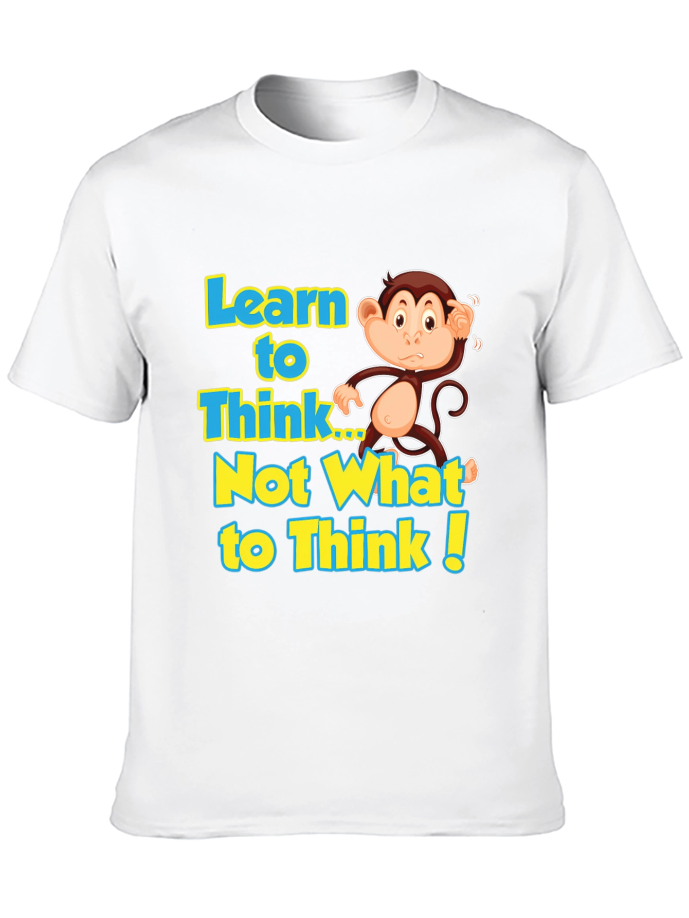 Learn to Think Monkey Graphic Tee