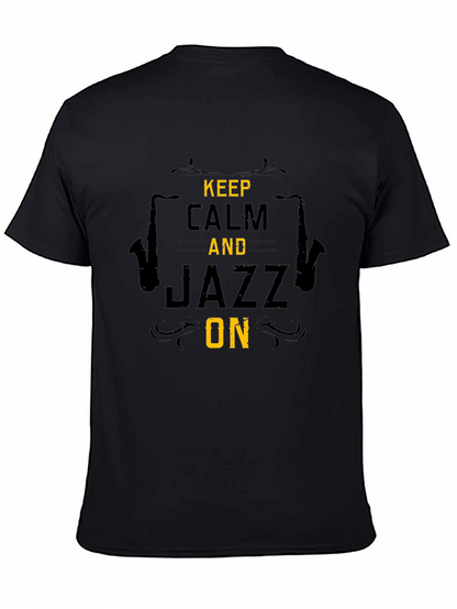 Keep Calm Jazz On Graphic T-Shirt