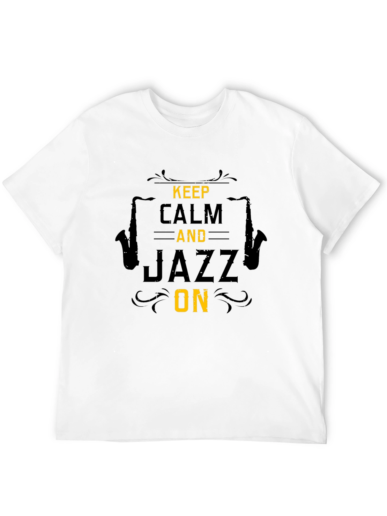 Keep Calm Jazz On Graphic T-Shirt