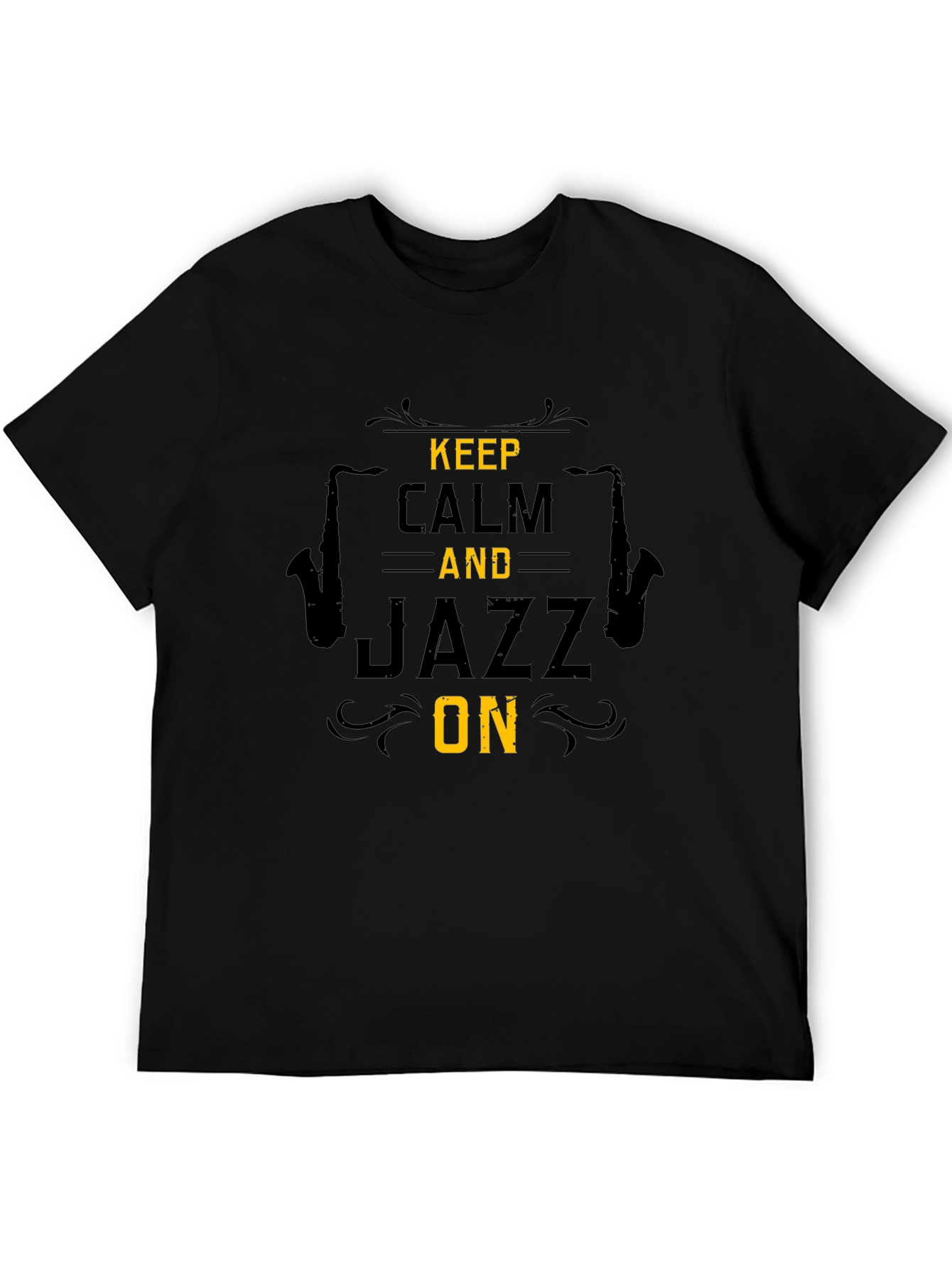 Keep Calm Jazz On Graphic T-Shirt