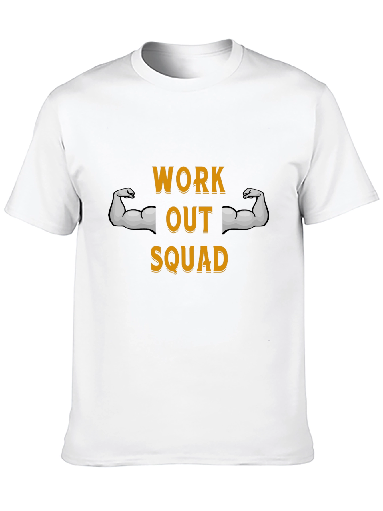 Work Out Squad Tee - Black Graphic T-Shirt